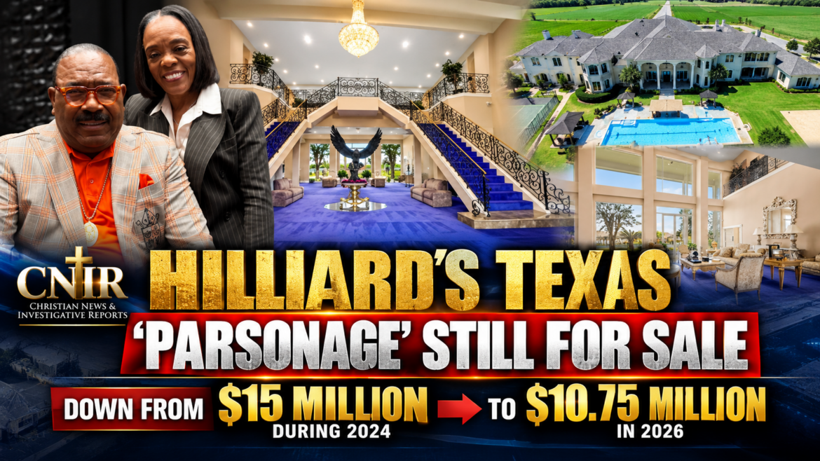 Two Years Later, Bishop I.V. Hilliard’s Massive Texas ‘Parsonage’ Is Still for Sale — Now $10.75 Million